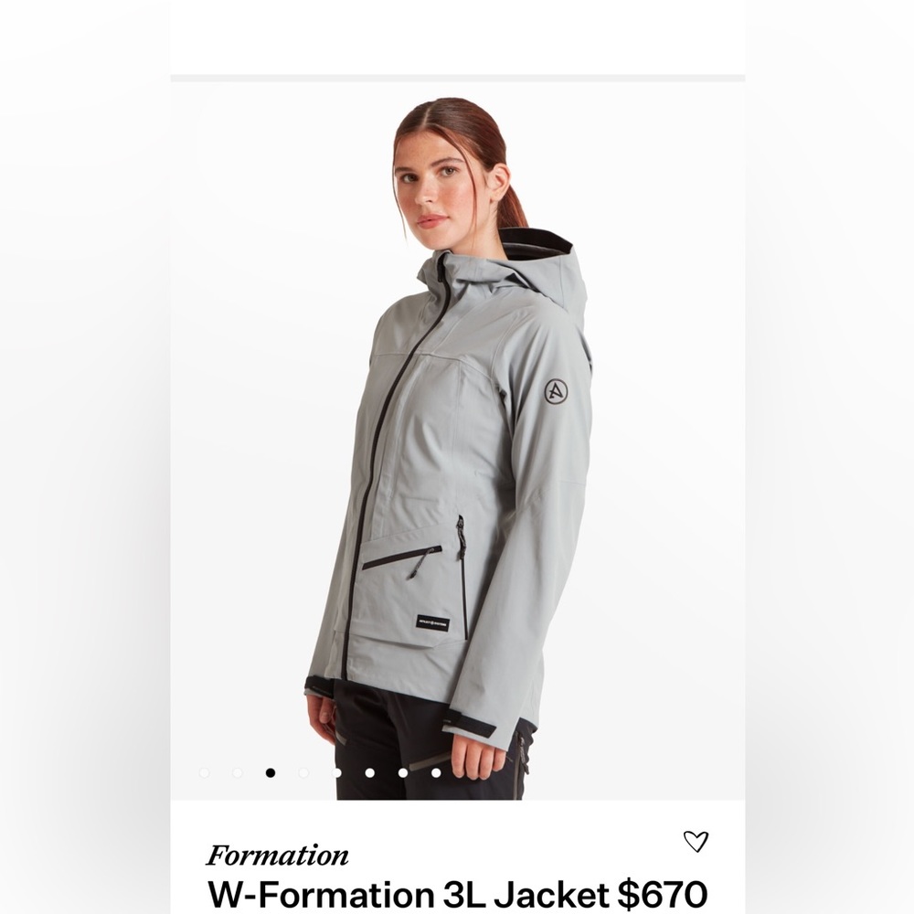 W-Formation 3L Jacket Glacier Artilect
